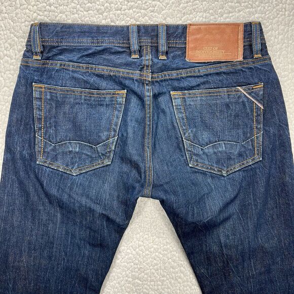 Cult of Individuality Selvedge Rocker Slim Fit Jeans 32x33 Japanese Denim USA - Picture 4 of 16